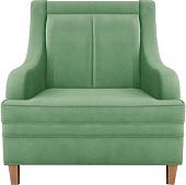 Интерьерное кресло Brioli Луи (велюр, B61 мятный/светлые ножки)