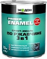 Грунт-эмаль Экодом Грунт-эмаль по ржавчине 3 в 1, 2.5 кг (белый, RAL 9010)