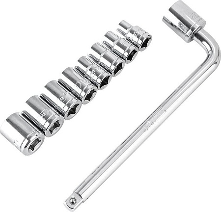 Набор трещотка с головками Deli DL2010T (10 предметов)