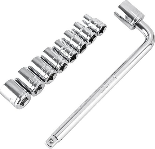 Набор трещотка с головками Deli DL2010T (10 предметов)