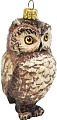 Елочные игрушки Грай Сова ЕГ-11 (коричневый)