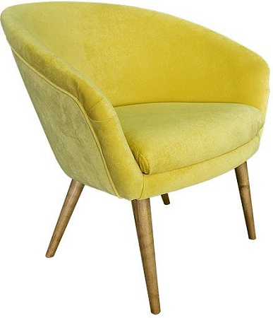 Интерьерное кресло Лама-мебель Тиана (Ultra Mustuard)