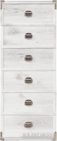 Комод Black Red White Индиана JKOM 6s (сосна каньон)