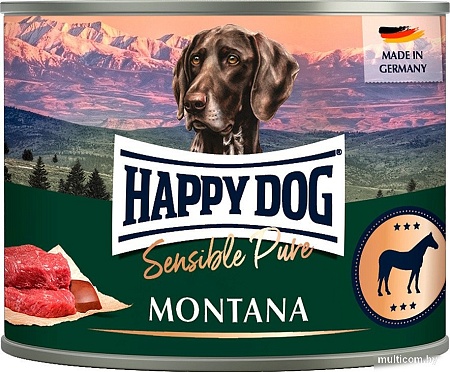 Пресервы Happy Dog Sensible Pure Montana Конина 200 г