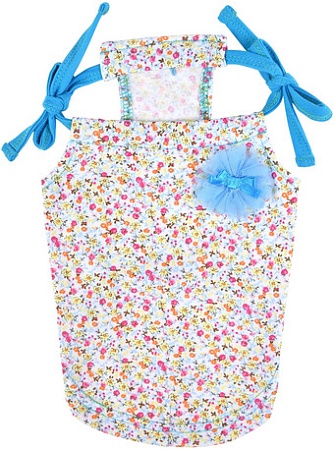 Футболка Puppia WildFlower PAUB-TS1806-SB-L (голубой)