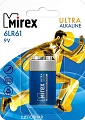 Батарейки Mirex Ultra Alkaline 9V 6LR6-E1