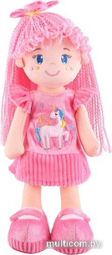 Кукла Maxitoys Лера с розовыми волосами в платье MT-CR-D01202318-35