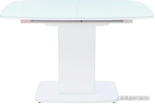 Обеденный стол Leset Денвер 1Р (белый/стекло белое)