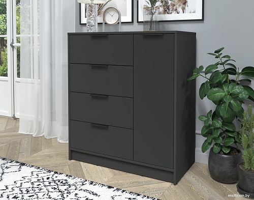 Тумба Интерлиния Концепт КТ-Т90 (антрацит/антрацит)