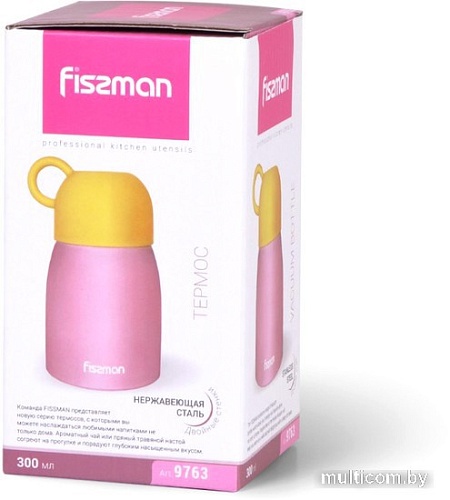Термос Fissman 9763 300 мл (розовый)