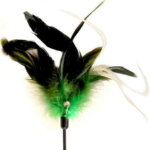 Игрушка для кошек Triol Удочка-дразнилка гибкая Перья C4016 54 см