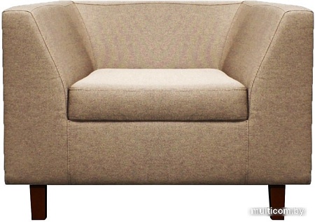 Интерьерное кресло Brioli Дедрик Д (рогожка, J2 бежевый)