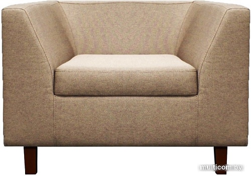 Интерьерное кресло Brioli Дедрик Д (рогожка, J2 бежевый)