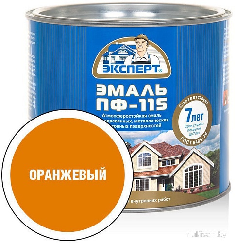 Эксперт ПФ-115М Глянцевый 1.8 кг (оранжевый)
