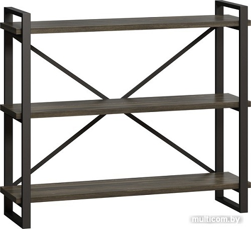 Стеллаж LoftyHome Лондейл Рант 120 (серый/черный)