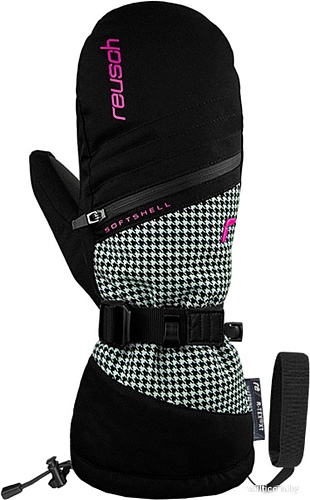 Горнолыжные варежки Reusch Demi R-Tex XT 6331527-7697 (р-р 8, Black/Pied De Poule)