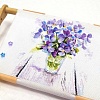 Набор для вышивания Овен Голубые виолы 1006