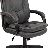 Офисное кресло CHAIRMAN 668LT N (черный пластик/экопремиум серый)