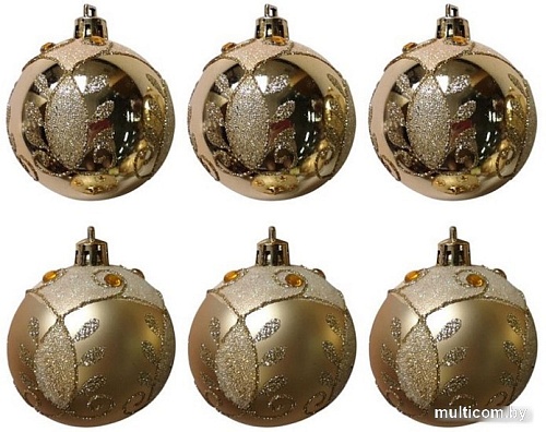 Елочная игрушка Волшебная страна Зимний 007487 (6 шт)