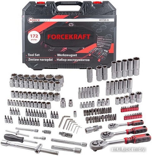 Универсальный набор инструментов ForceKraft FK-41723-5 (172 предмета)