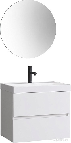 Belux Тумба под умывальник Тоскана НП 60-02 (1, белый глянцевый)