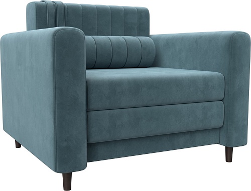 Кресло-кровать Лига диванов Лига-070 132557 ( велюр Seven 113 бирюзовый)