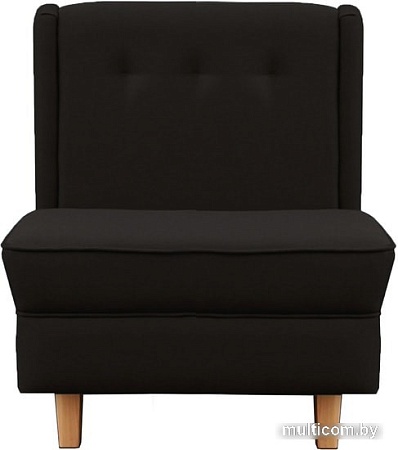 Интерьерное кресло Brioli Диди (рогожка, J22 графит/светлые ножки)