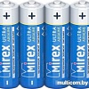 Батарейки Mirex Ultra Alkaline AA 4 шт LR6-S4