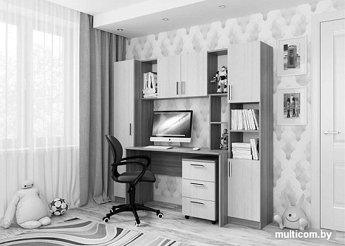 Тумба SV-Мебель Стол компьютерный №7 (дуб венге-дуб млечный)