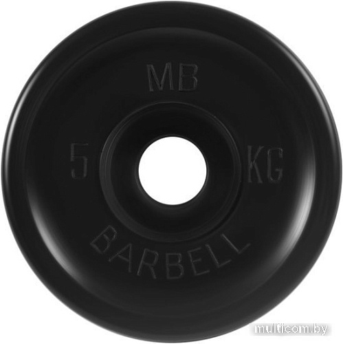 Диск MB Barbell Евро-классик 51 мм (1x5 кг)