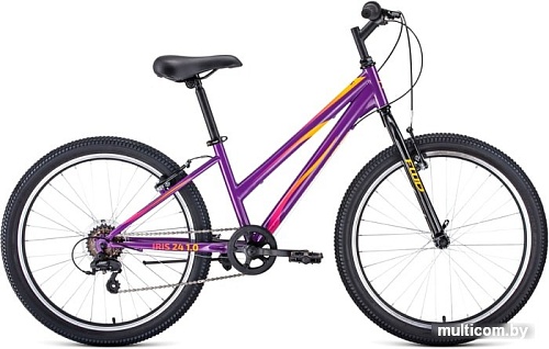Велосипед Forward Iris 24 1.0 2020 (фиолетовый)