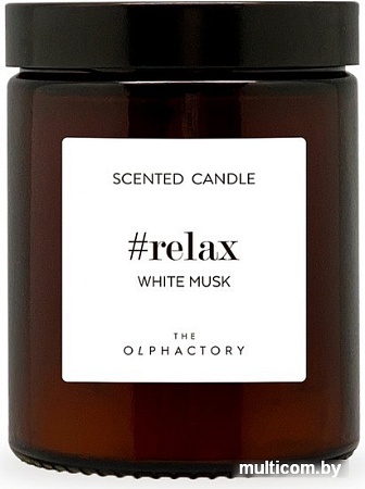 Ароматизированая свеча Ambientair The Olphactory. Белый мускус VV135MBTO