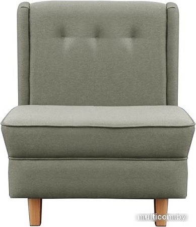 Интерьерное кресло Brioli Диди (рогожка, J20 серый/светлые ножки)