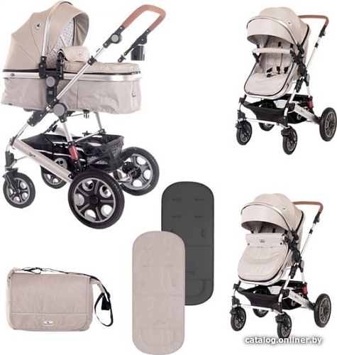 Универсальная коляска Lorelli Lora 2021 (2 в 1, string dots)
