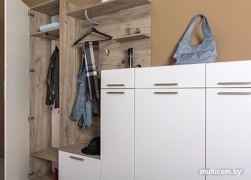 Комод Mobi Лайн 13.121 (дуб серый Craft K 002 PW-белый глянец ПВХ)