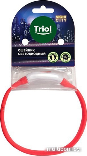 Ошейник Triol Night City Звезды 11271027 (S, красный)