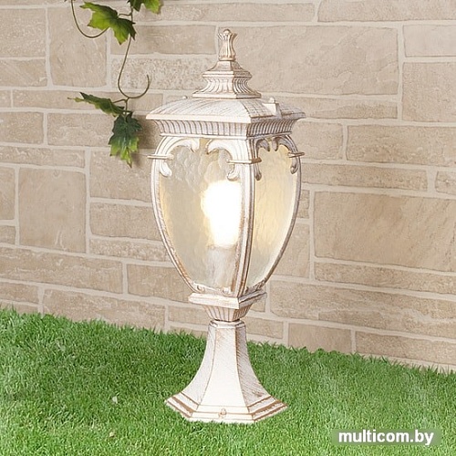 Уличный фонарь Elektrostandard Andromeda S GLYF-8024S (белое золото)