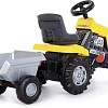 Педальная машинка Полесье Каталка-трактор с педалями Turbo с полуприцепом 89328