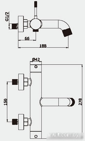 Смеситель Vieir 403531-C