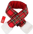Шарфик Puppia Santa PDDF-SM23-CR-S (красная клетка)
