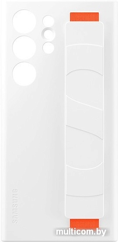 Чехол для телефона Samsung Silicone Grip Case S23 Ultra (белый)