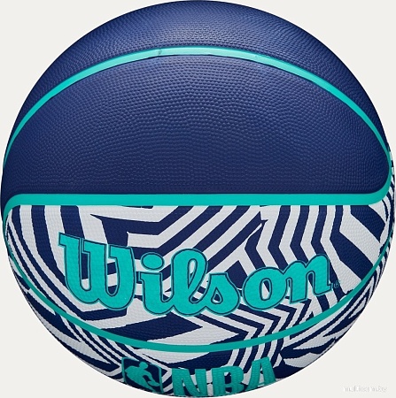 Баскетбольный мяч Wilson NBA DRV Plus Camo Indigo WZ3016102XB7 (7 размер)