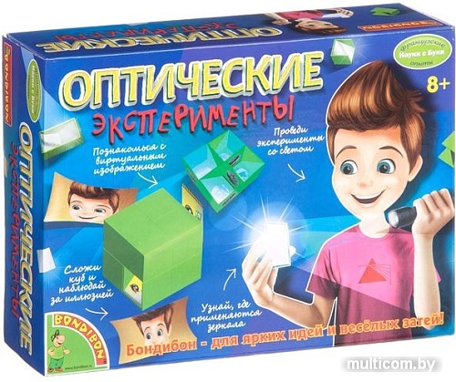 Набор для опытов Bondibon Науки с Буки Оптические эксперименты ВВ1681