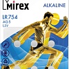 Mirex AG5 / LR754 1.5V 6 шт блистер 23702-LR754-E6