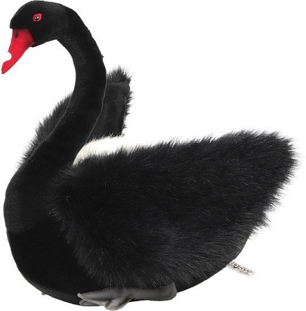 Классическая игрушка Hansa Сreation Лебедь черный 4084 (45 см)