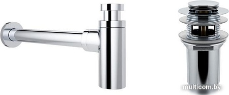 Сифон Wellsee Drainage System 182104001 (сифон, донный клапан, хром)