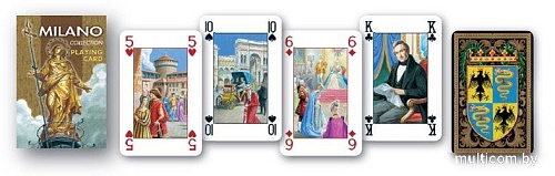 Игральные карты Lo Scarabeo History of Milan Playing Cards PC47