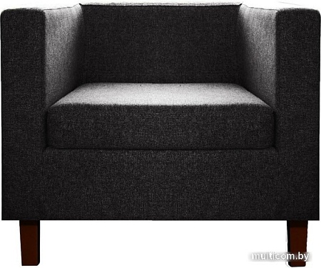 Интерьерное кресло Brioli Билли Д (рогожка, J22 графит/темные ножки)