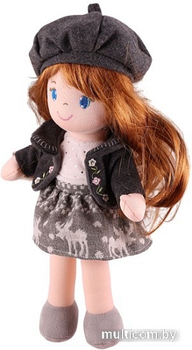 Кукла Maxitoys Агата с темными волосами в платье и шубке MT-CR-D01202328-35