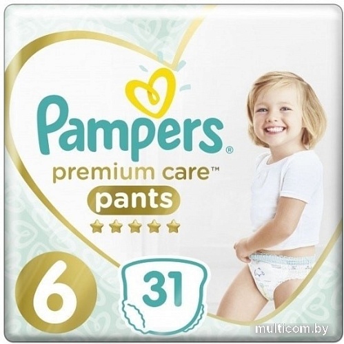 Трусики-подгузники Pampers Premium Care 6 (31 шт)